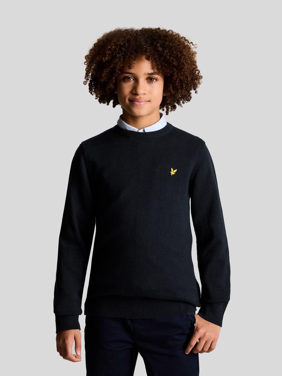 Pull van het merk Lyle & Scott in het Marine