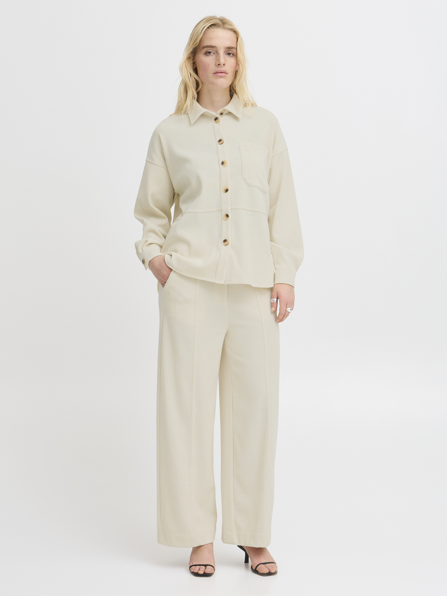 Broek van het merk Ichi in het Beige