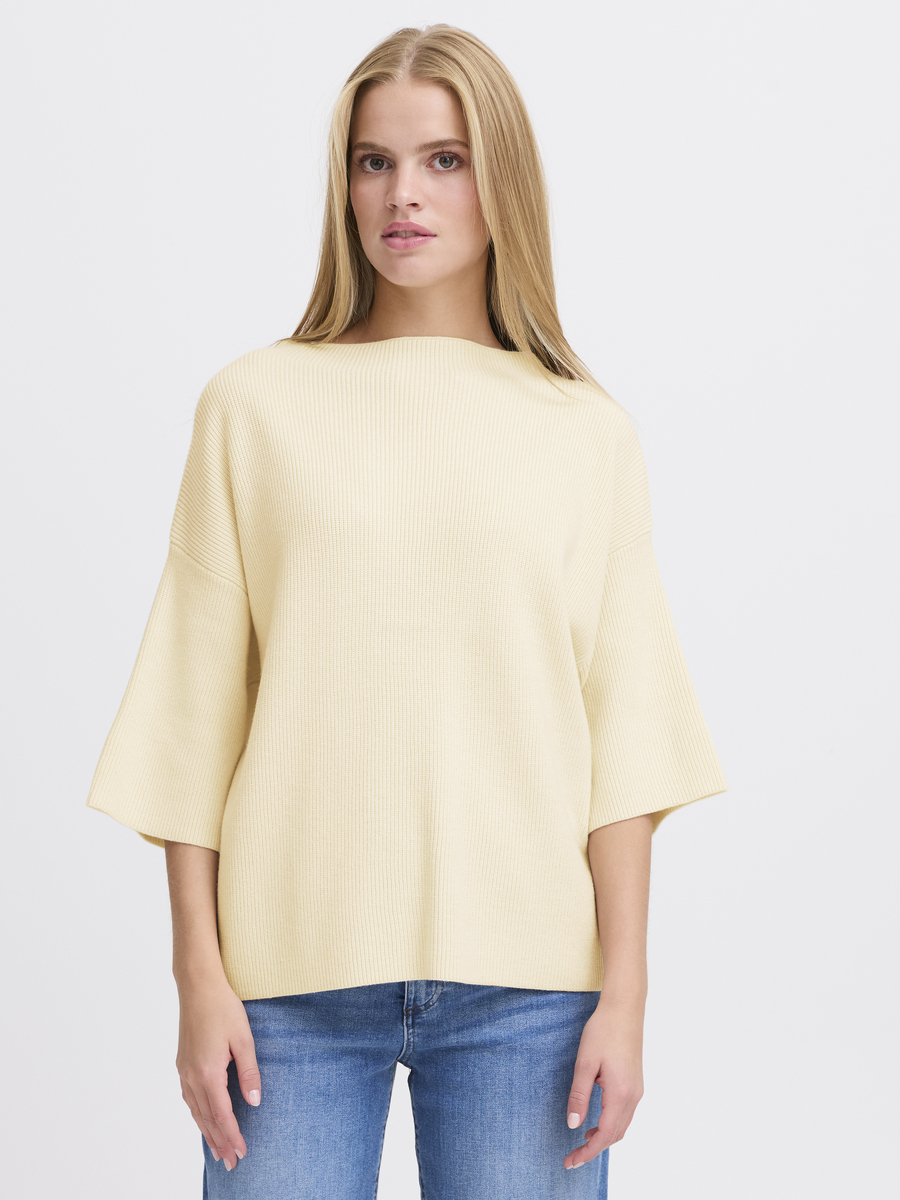 Pull van het merk Ichi in het Ecru