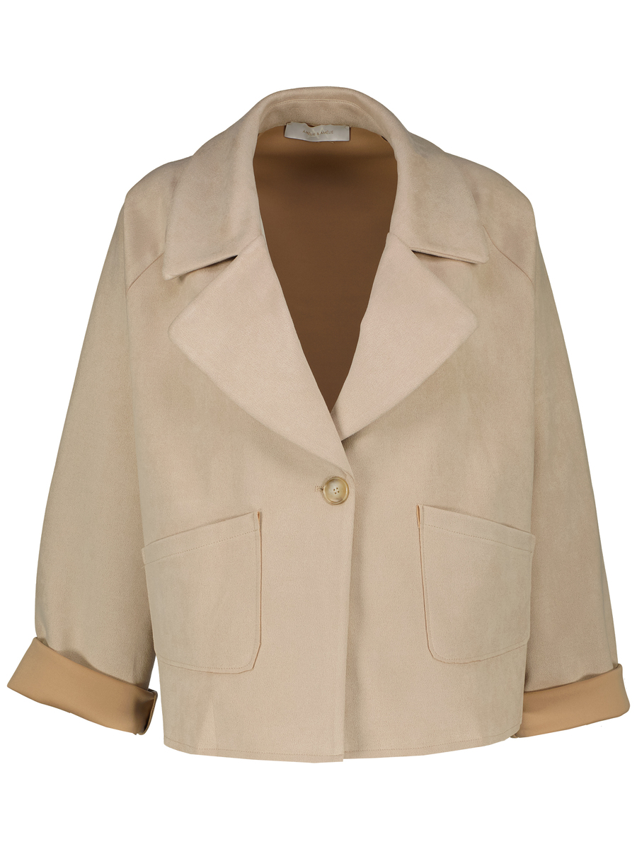 Blazer van het merk Amelie&amelie in het Beige