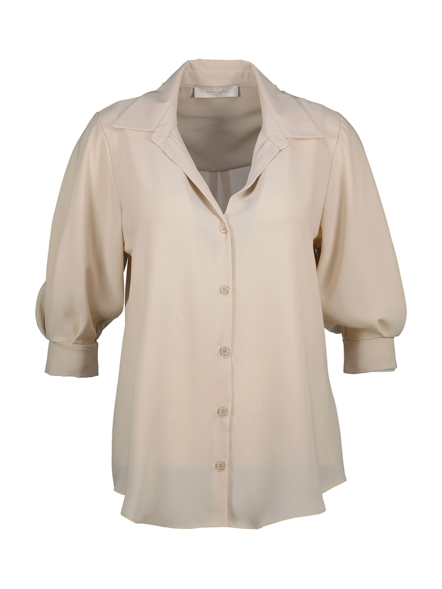 Bloes van het merk Amelie&amelie in het Beige
