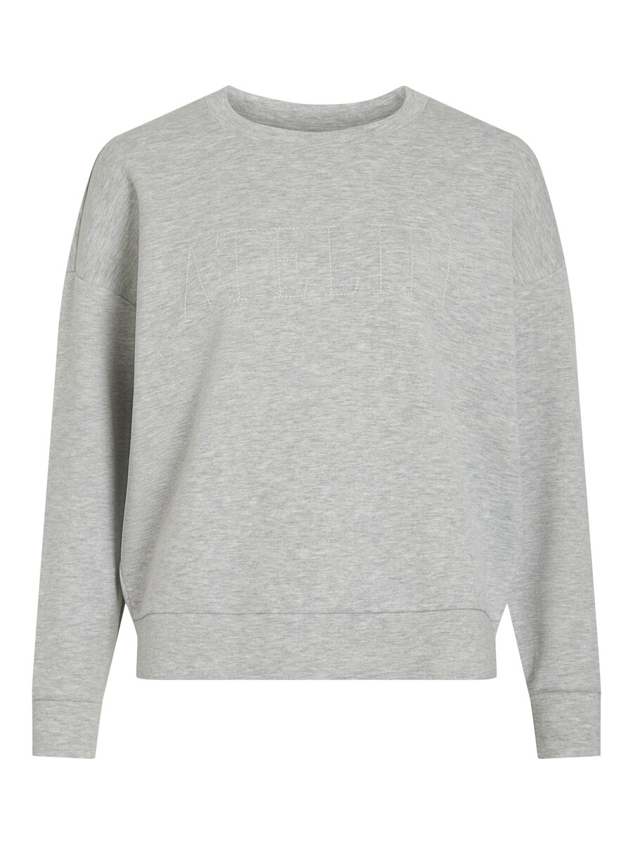 T-shirt van het merk Vila in het Grijs