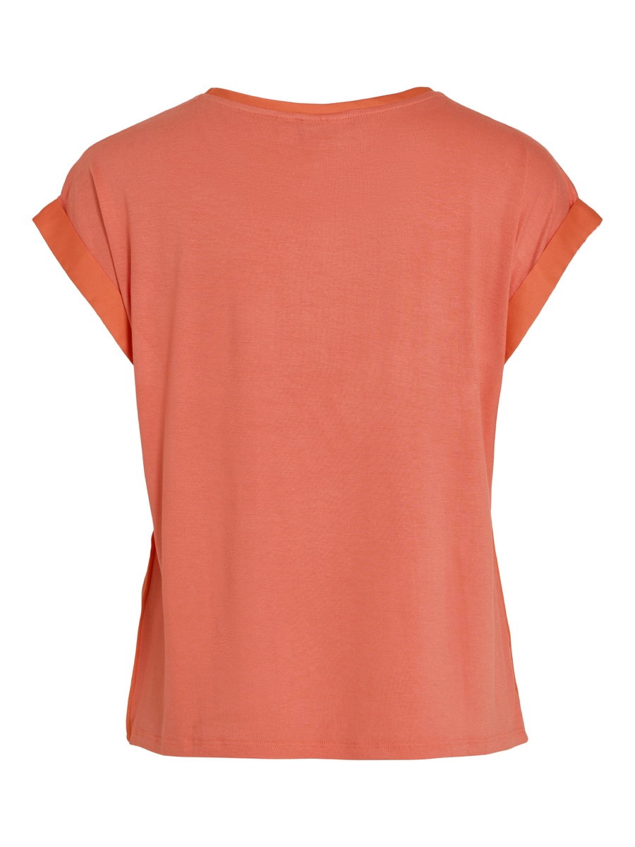 T-shirt van het merk Vila in het Rood