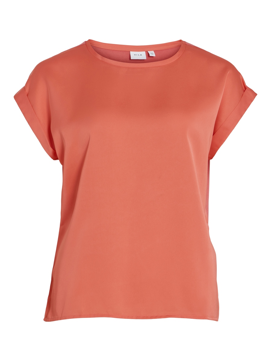 T-shirt van het merk Vila in het Rood