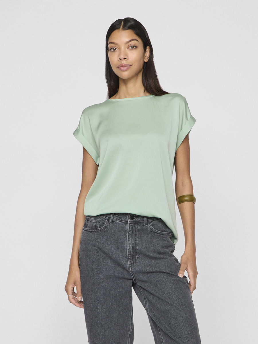 T-shirt van het merk Vila in het Groen