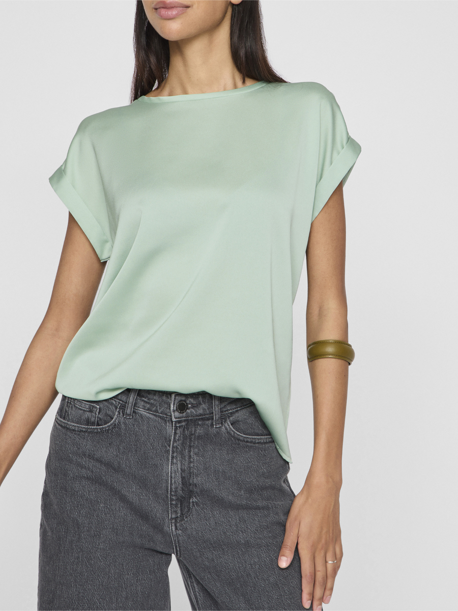 T-shirt van het merk Vila in het Groen