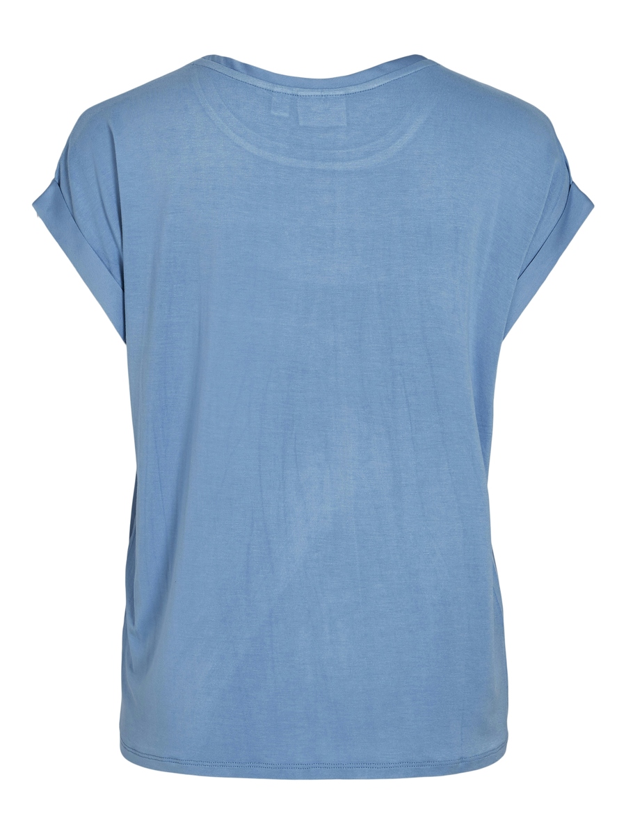 T-shirt van het merk Vila in het Blauw