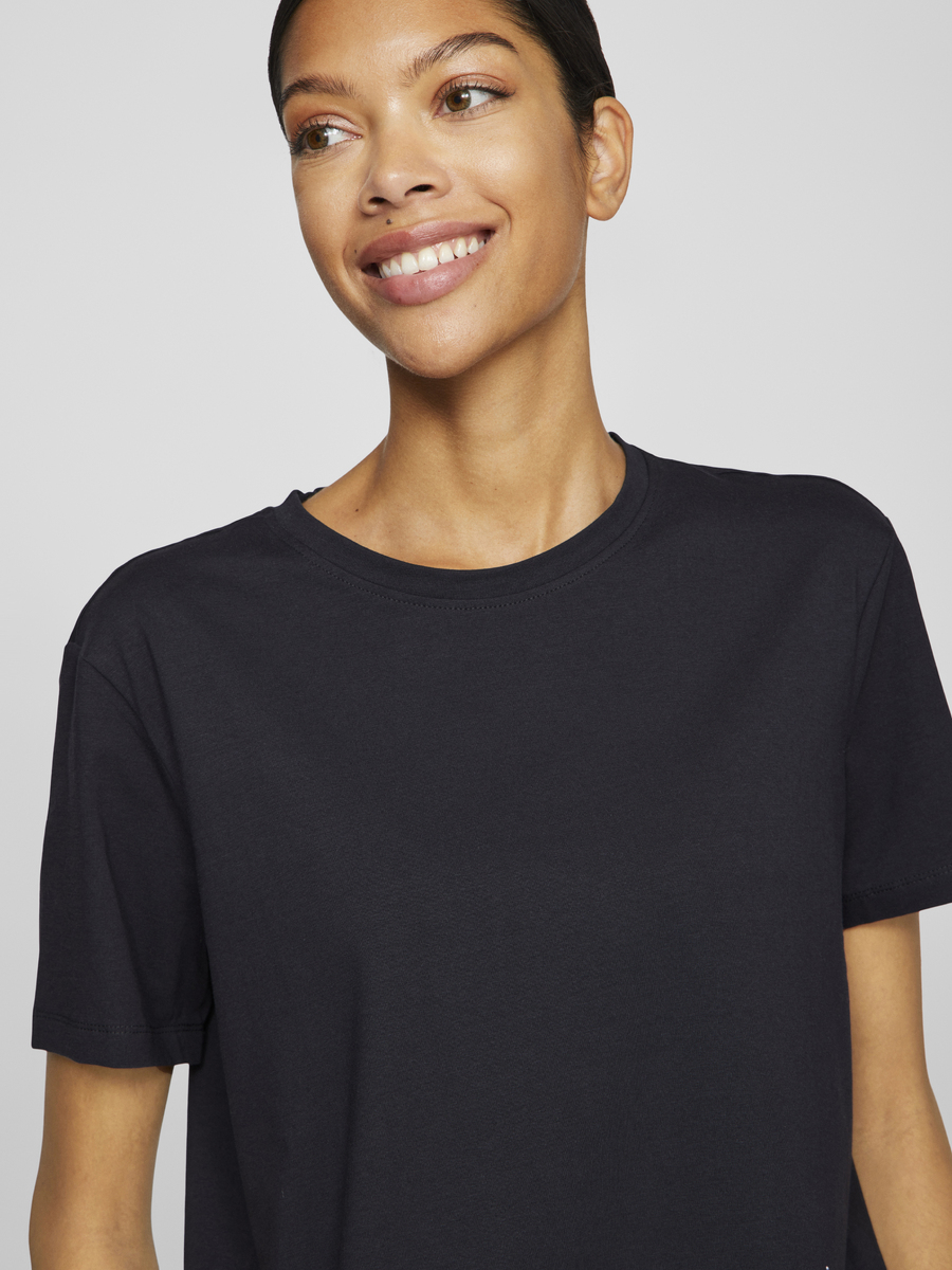 T-shirt van het merk Vila in het Zwart