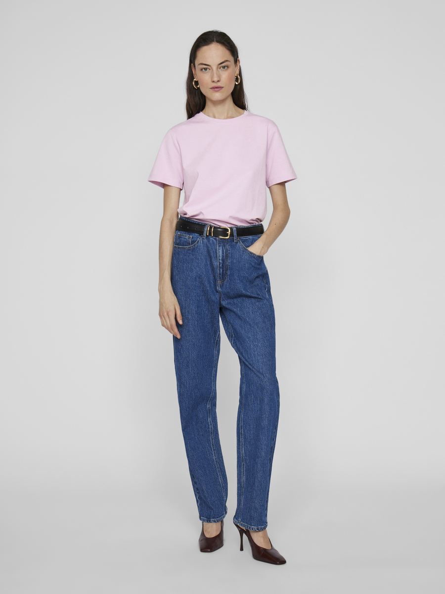 T-shirt van het merk Vila in het Roze