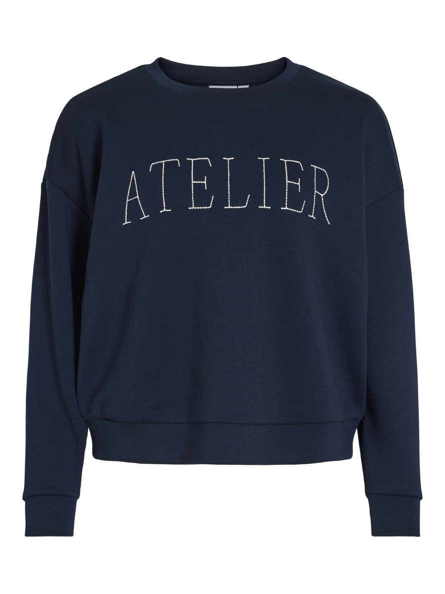 T-shirt van het merk Vila in het Blauw