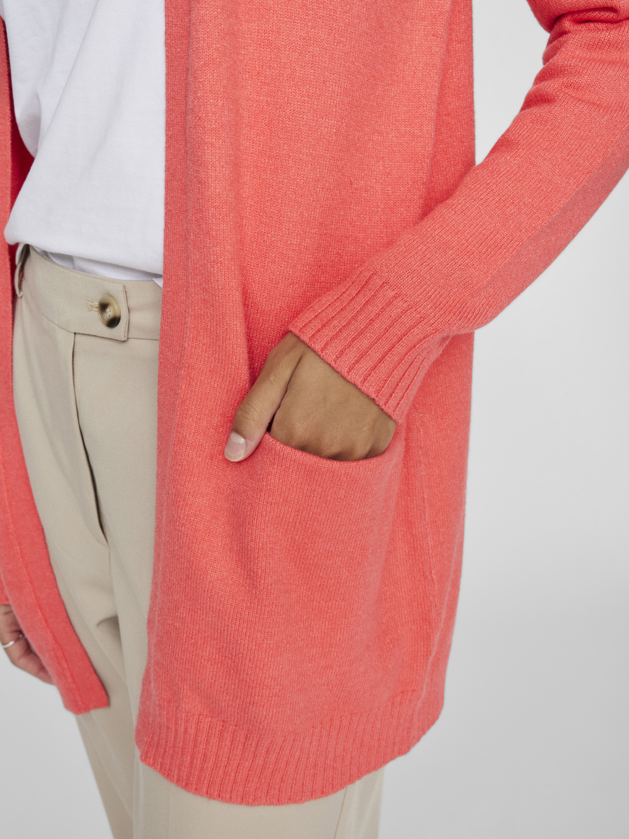Gilet van het merk Vila in het Rood