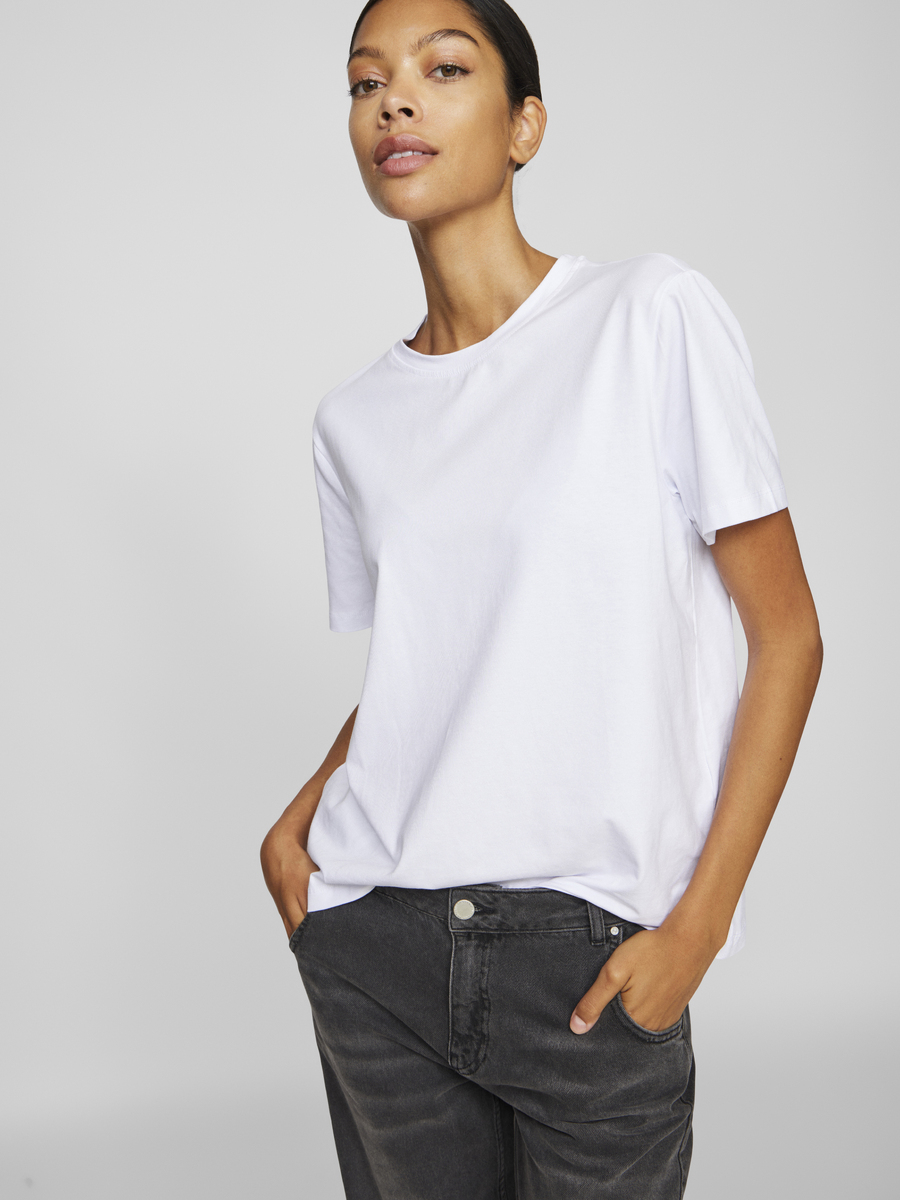 T-shirt van het merk Vila in het Wit
