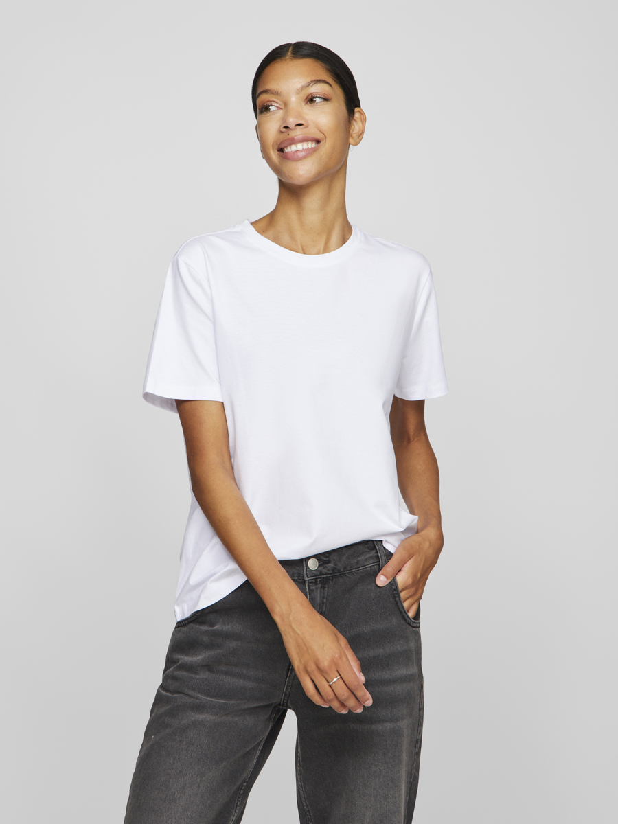 T-shirt van het merk Vila in het Wit
