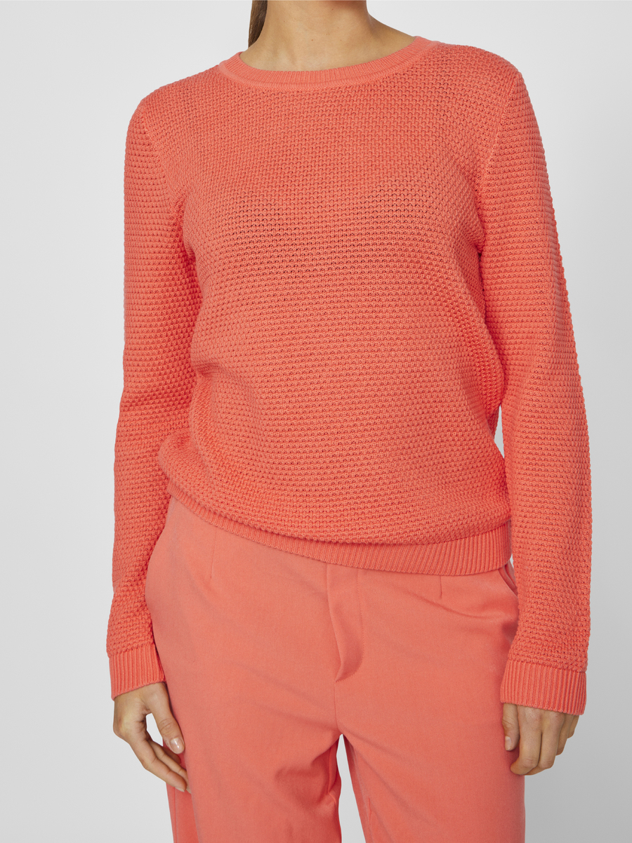Pull van het merk Vila in het Rood