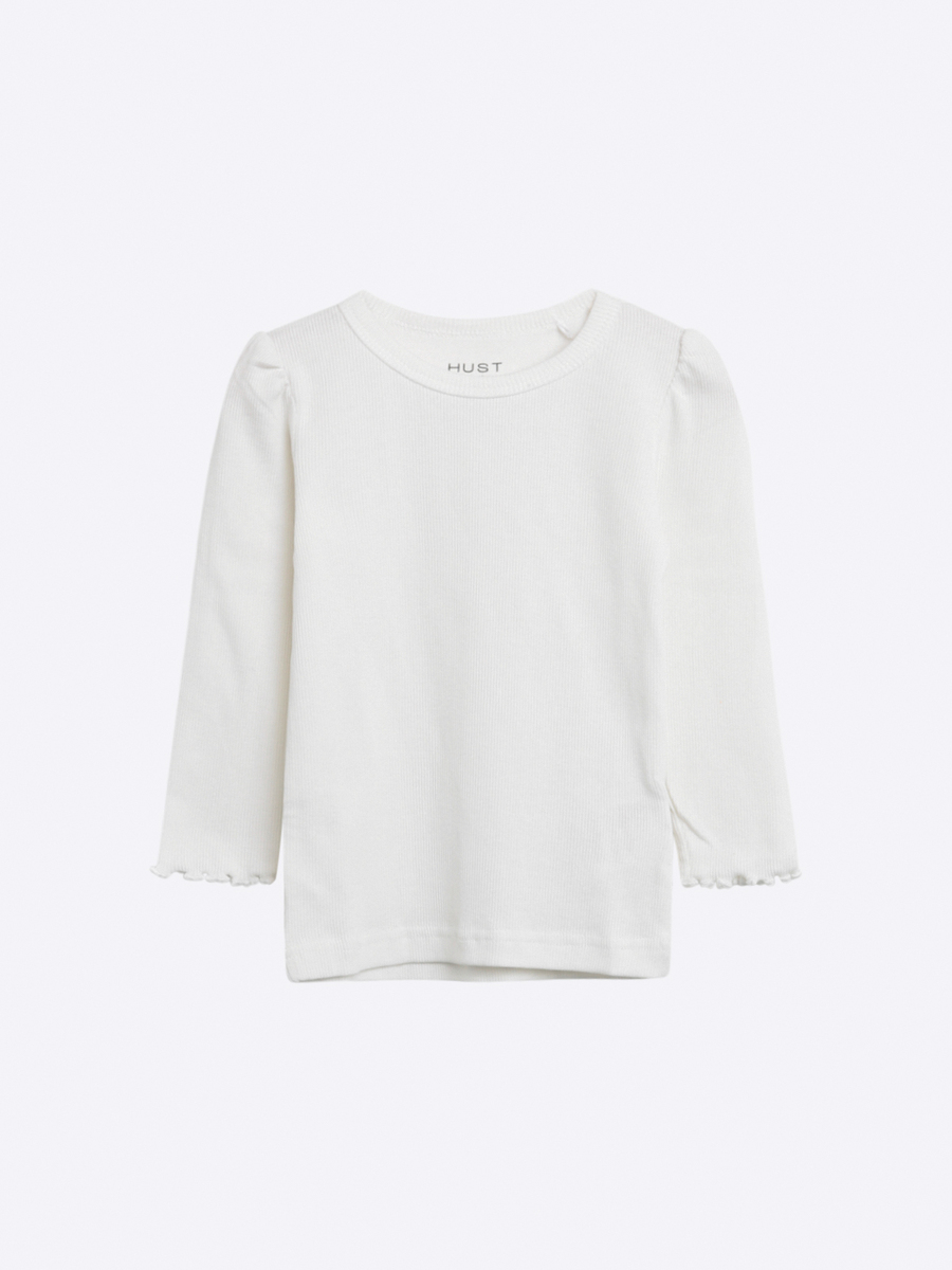 T-shirt van het merk Hust&claire in het Ecru