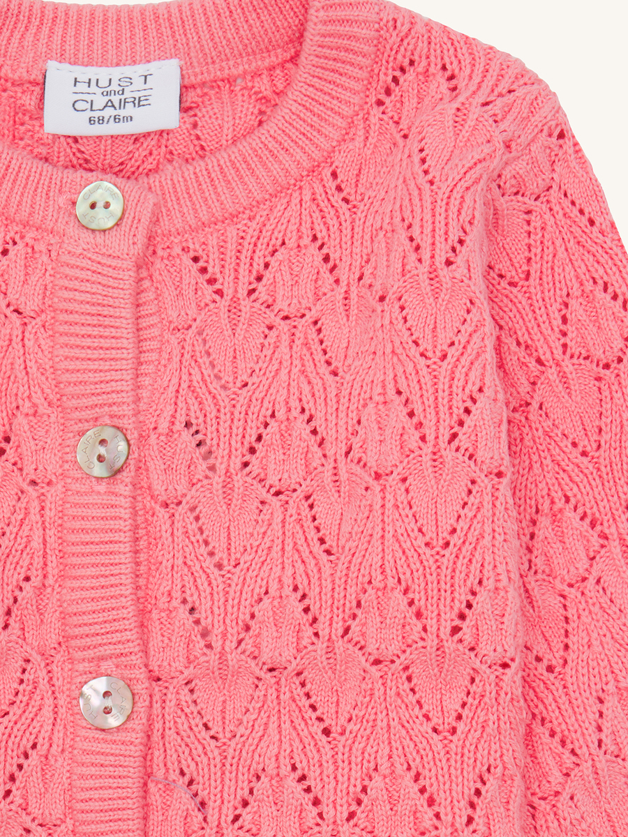 Gilet van het merk Hust&claire in het Roze