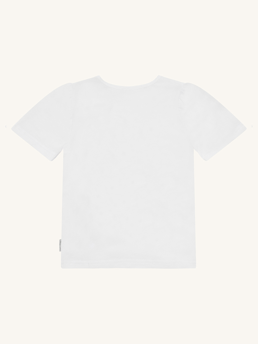 T-shirt van het merk Hust&claire in het Ecru