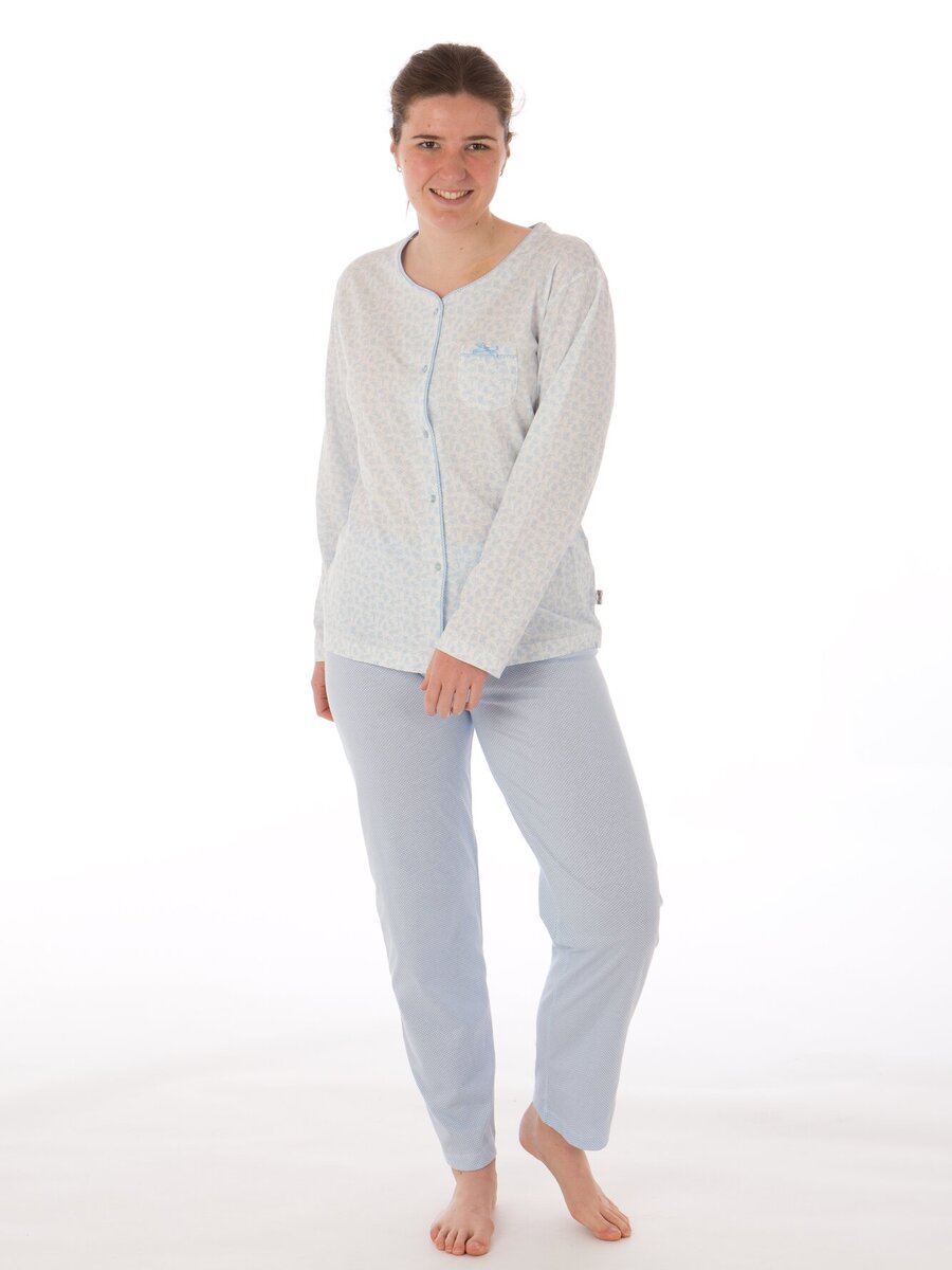 Pyjama van het merk Perlina in het Blauw