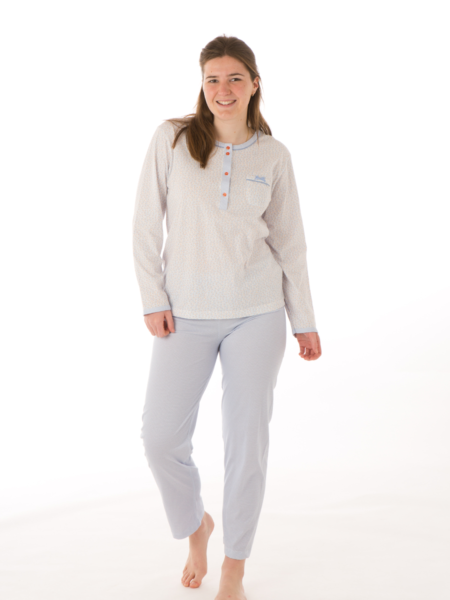 Pyjama van het merk Perlina in het Blauw