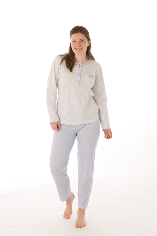 Pyjama van het merk Perlina in het Blauw