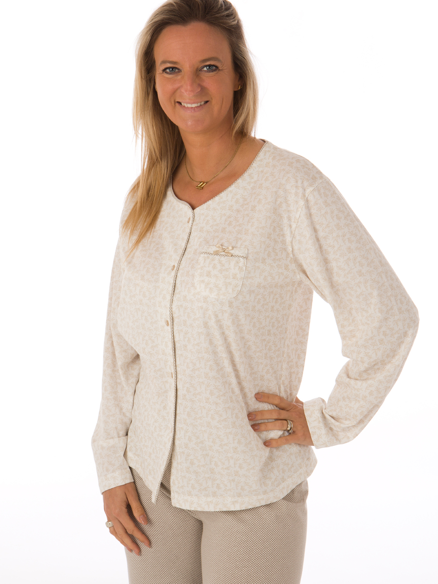Pyjama van het merk Perlina in het Beige