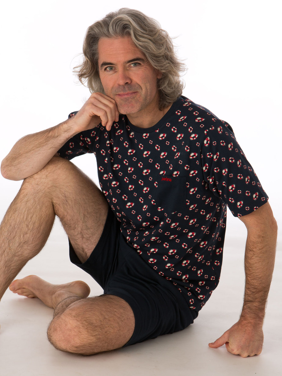 Pyjama van het merk Perlina in het Marine
