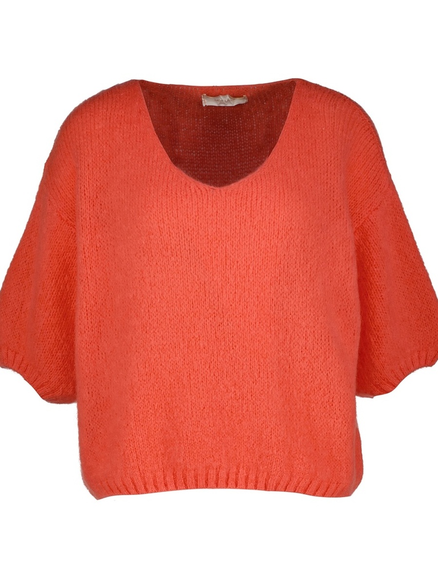 Pull van het merk Amelie&amelie in het Oranje