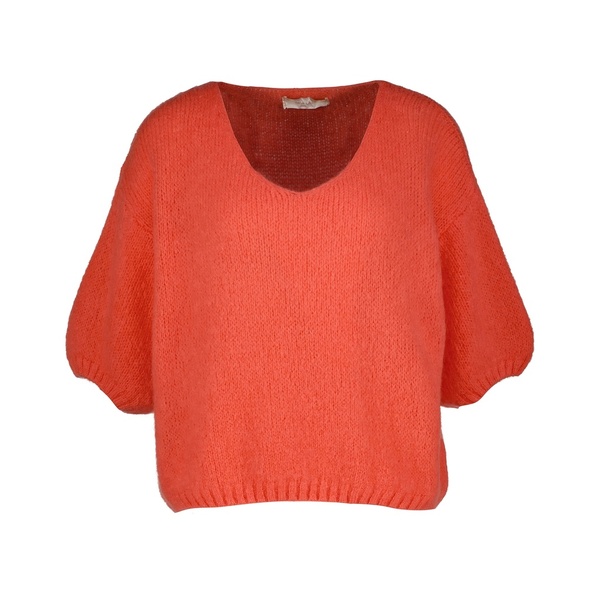 Pull van het merk Amelie&amelie in het Oranje