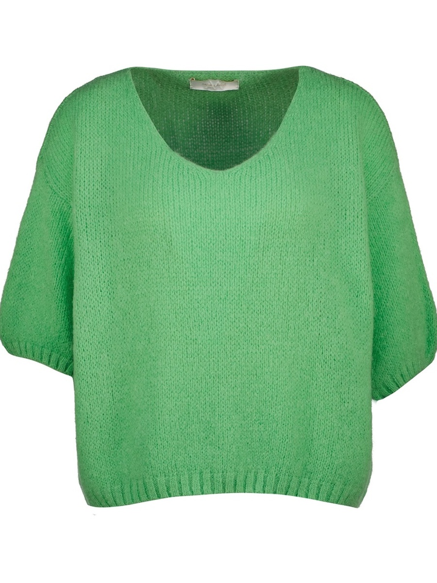Pull van het merk Amelie&amelie in het Groen