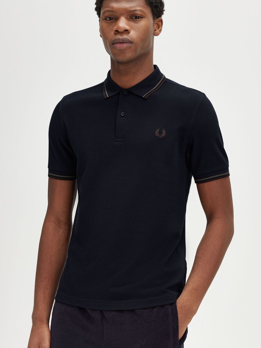 Polo van het merk Fred Perry in het Zwart