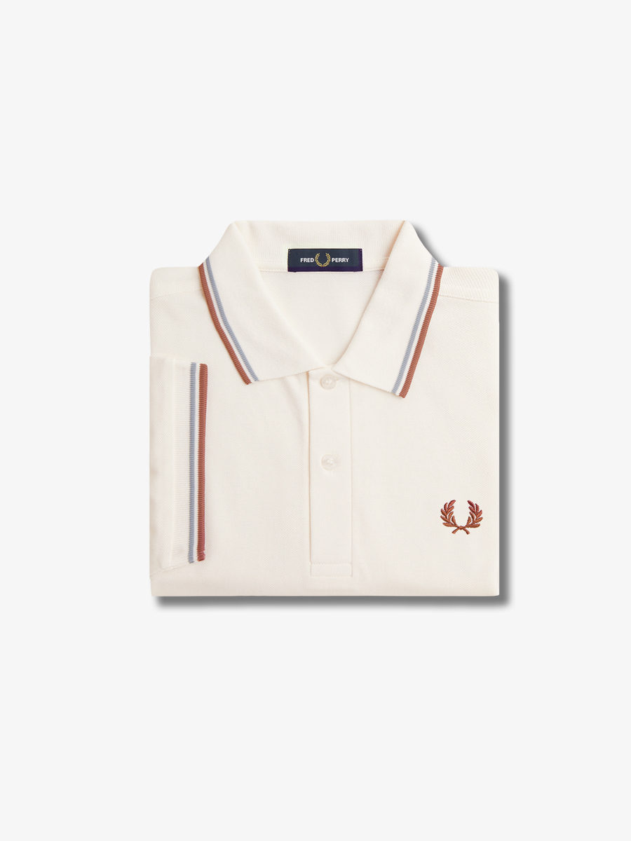 Polo van het merk Fred Perry in het Ecru