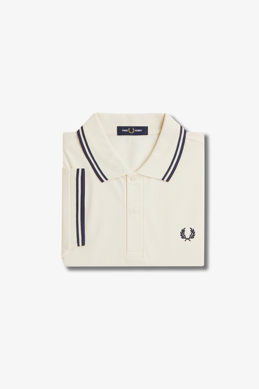 Polo van het merk Fred Perry in het Ecru