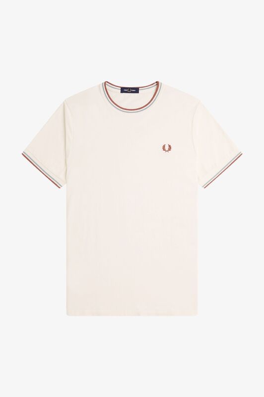 T-shirt van het merk Fred Perry in het Ecru