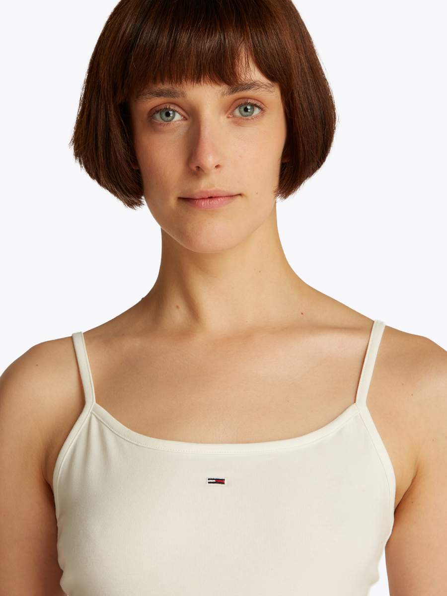 Top van het merk Tommy Jeans in het Ecru