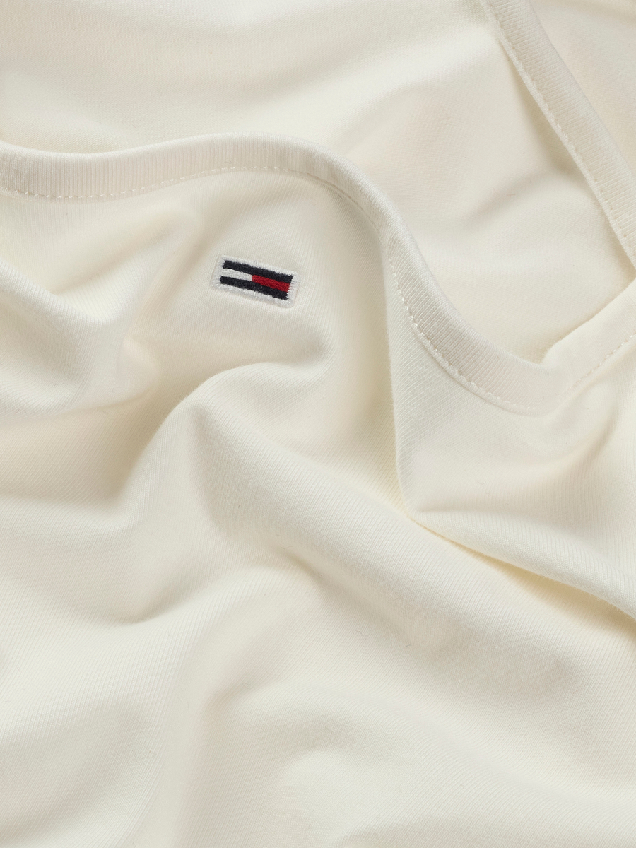 Top van het merk Tommy Jeans in het Ecru