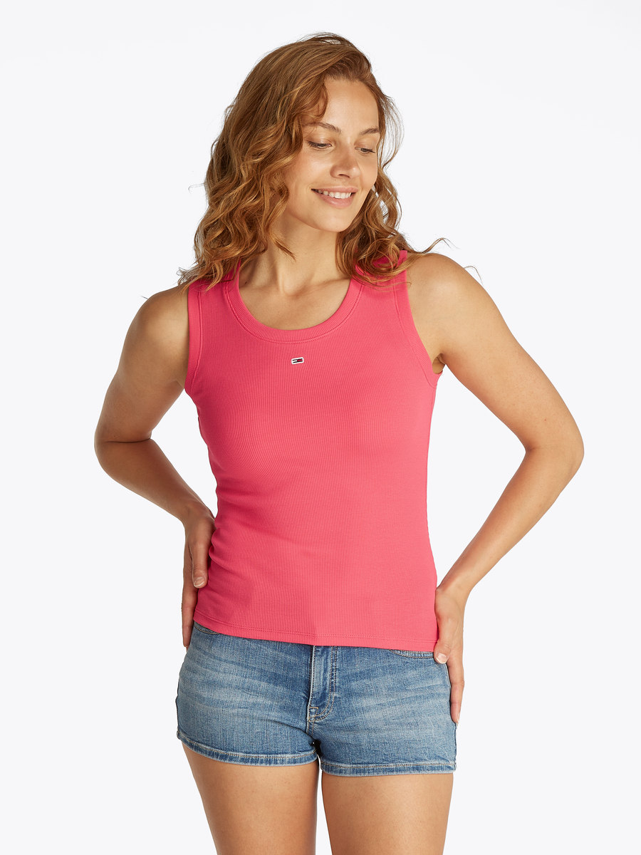 Top van het merk Tommy Jeans in het Roze
