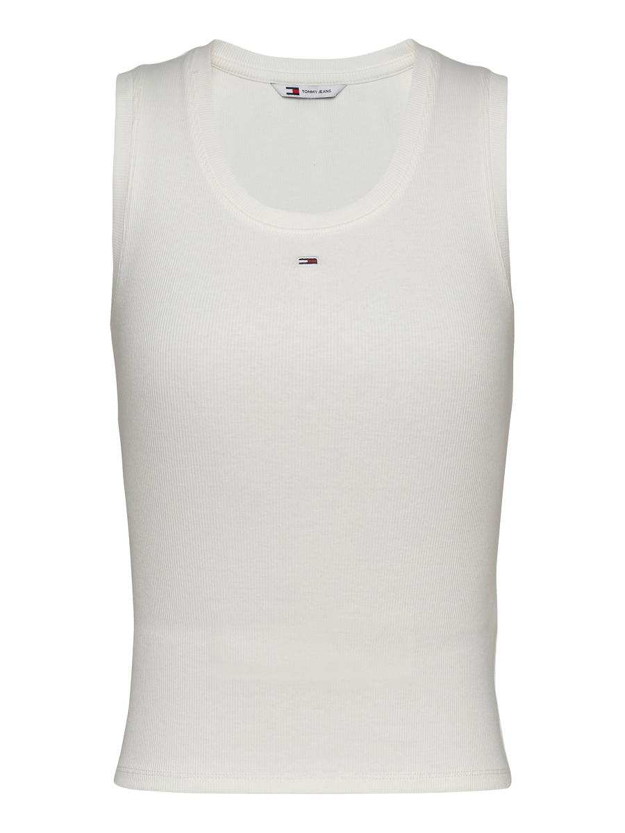 Top van het merk Tommy Jeans in het Ecru