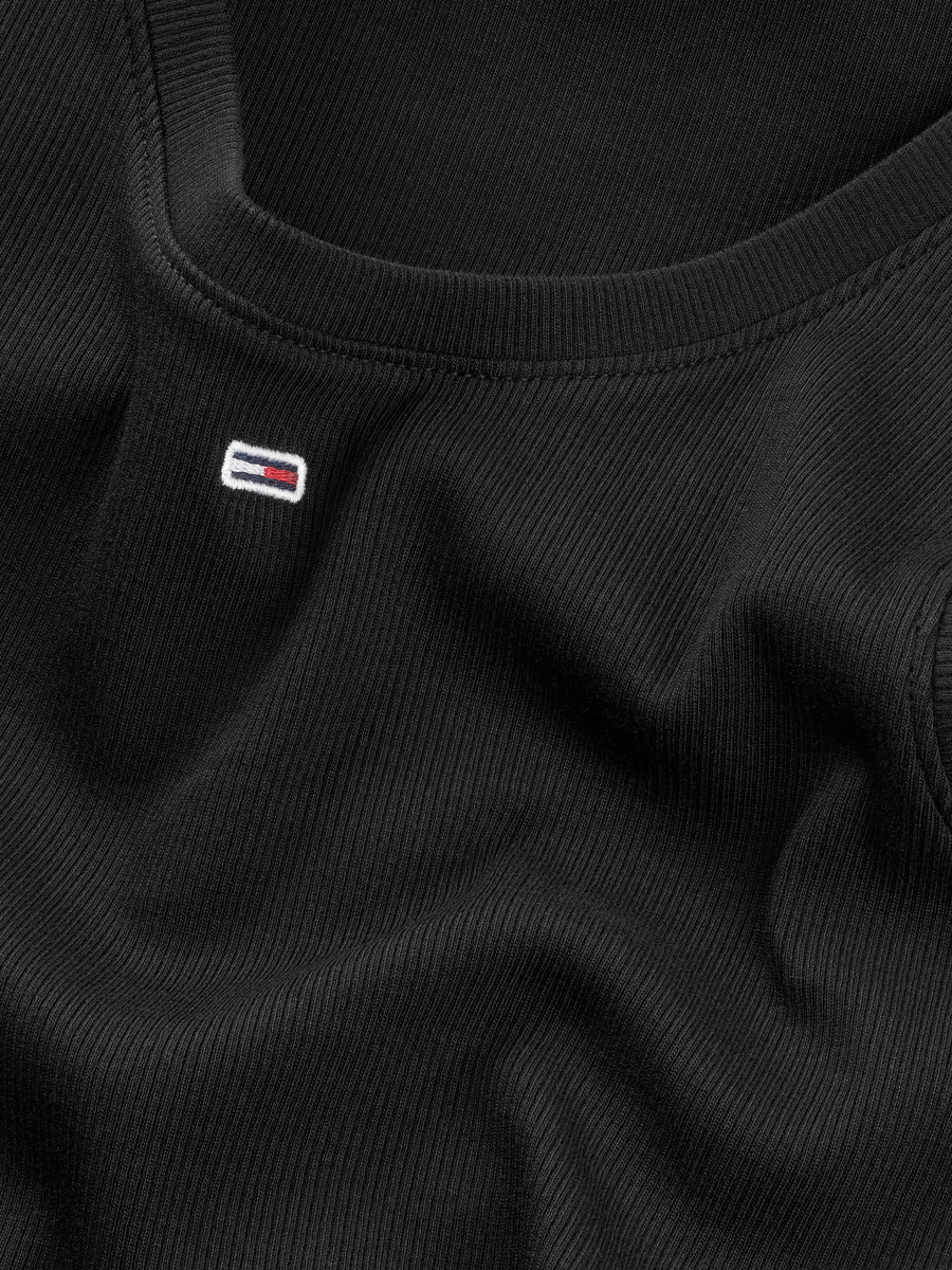 Top van het merk Tommy Jeans in het Zwart