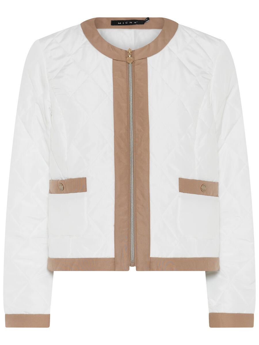 Jacket van het merk Micha in het Ecru