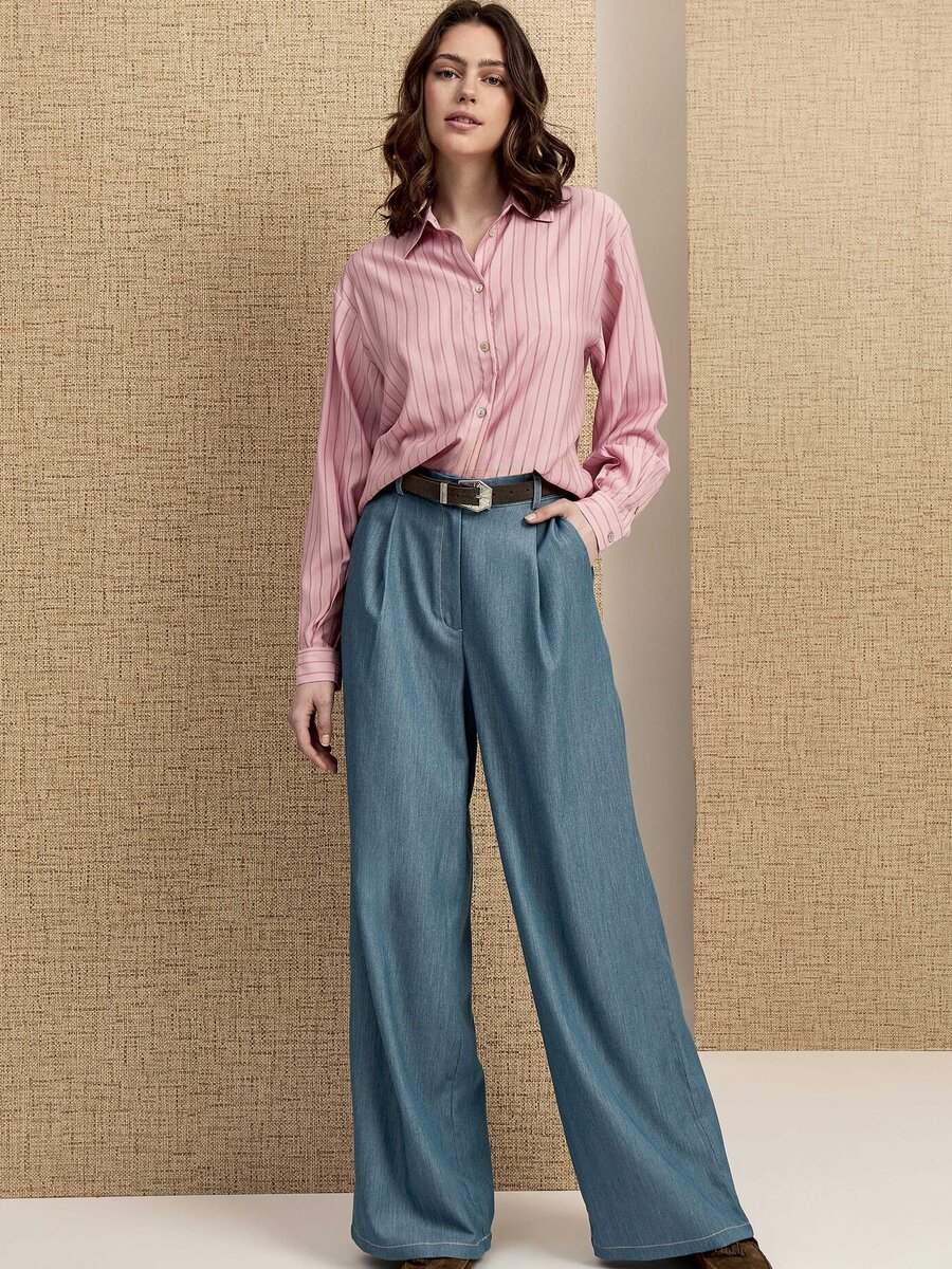 Broek van het merk Peppercorn in het Blauw