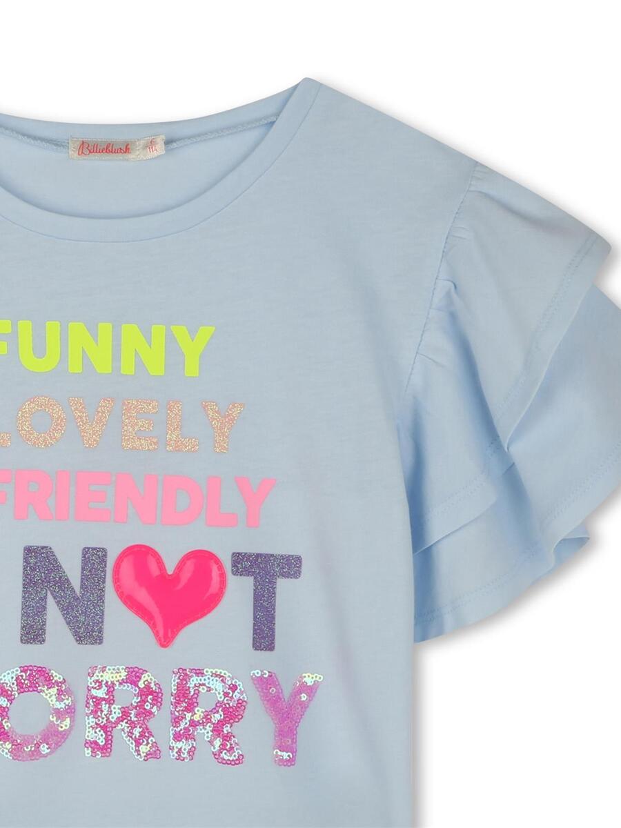 T-shirt van het merk Billieblush in het Blauw