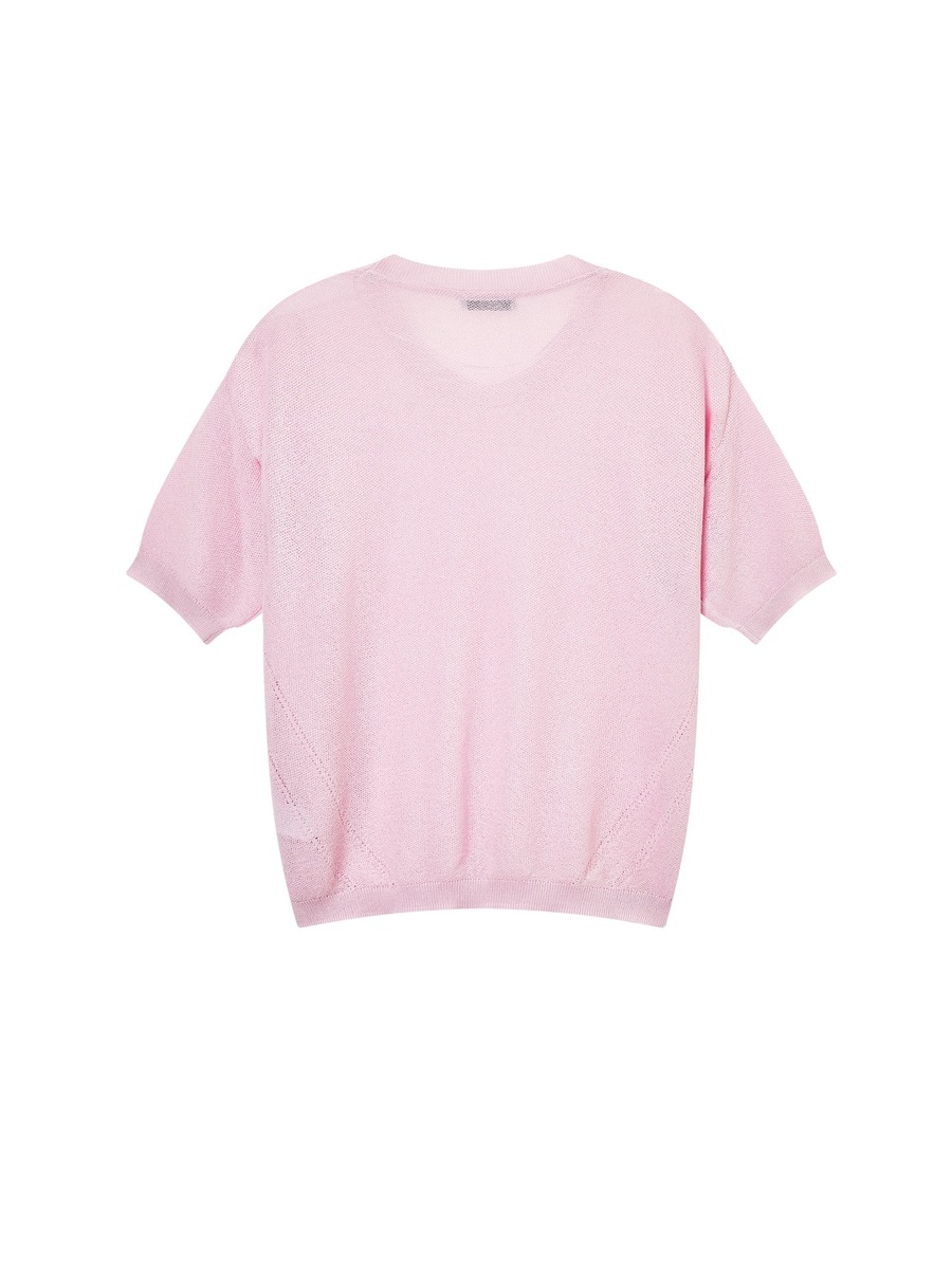 Pull van het merk Vila Joy in het Roze