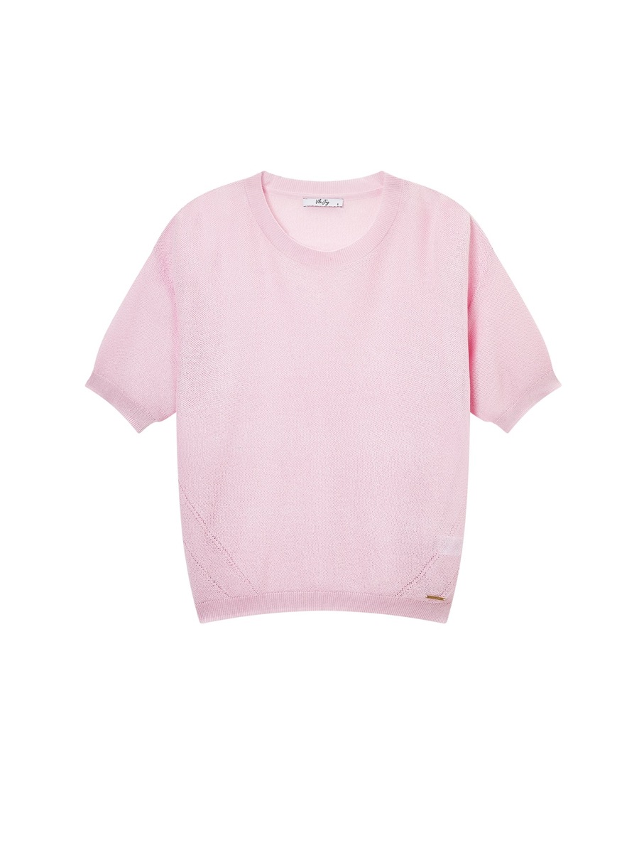 Pull van het merk Vila Joy in het Roze