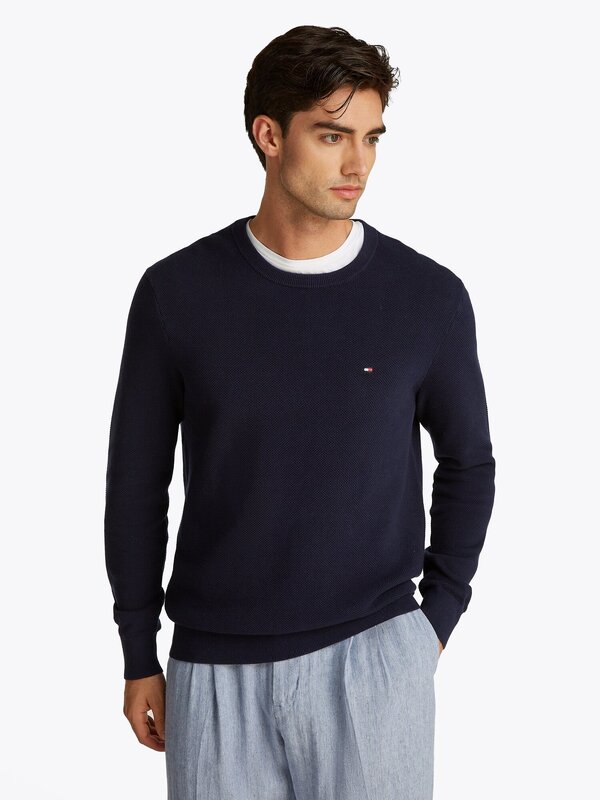 Gilet van het merk Tommy Hilfiger in het Marine