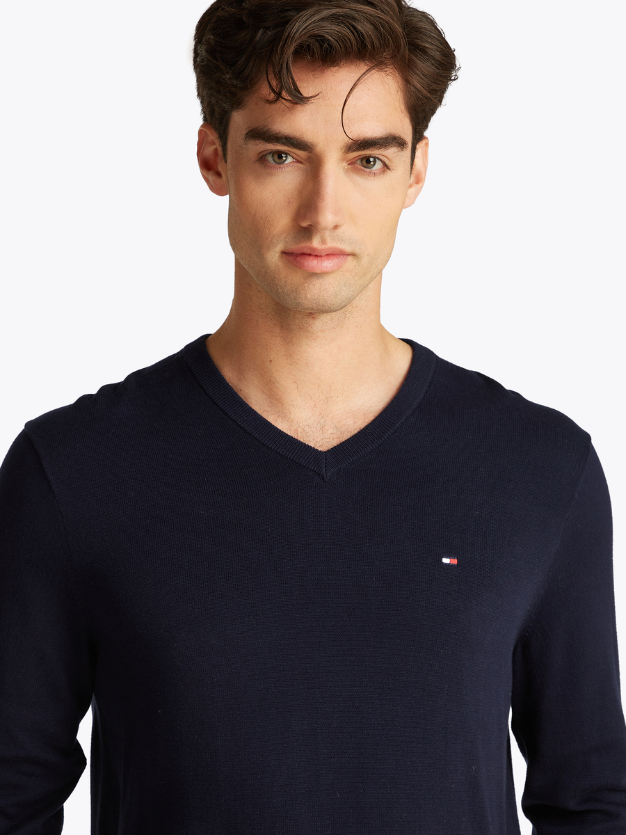 Sweater van het merk Tommy Hilfiger in het Marine