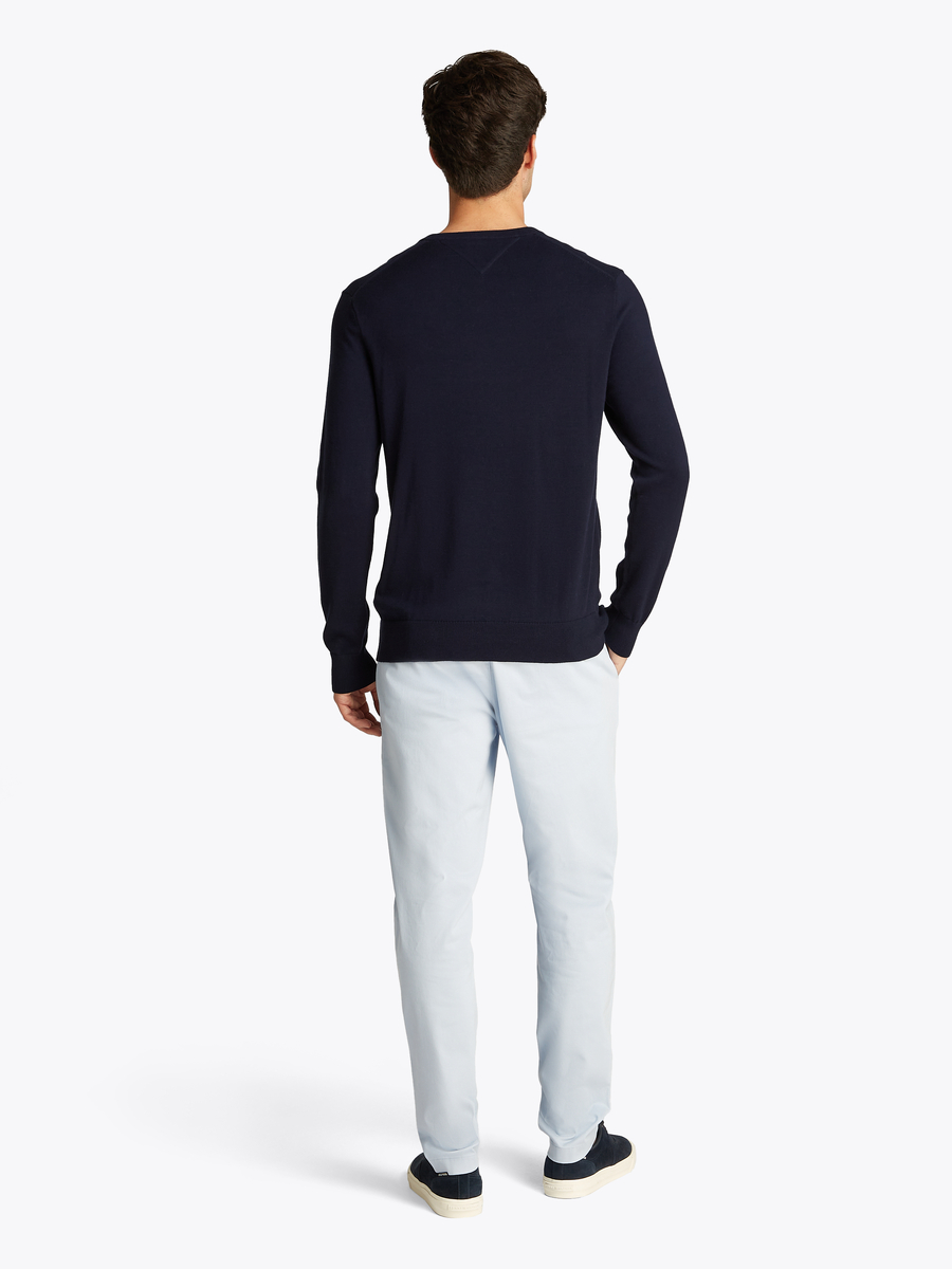 Sweater van het merk Tommy Hilfiger in het Marine