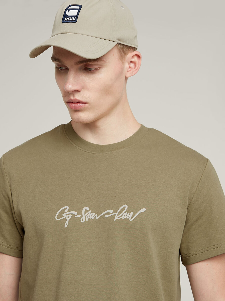 T-shirt van het merk G-star in het Kaki