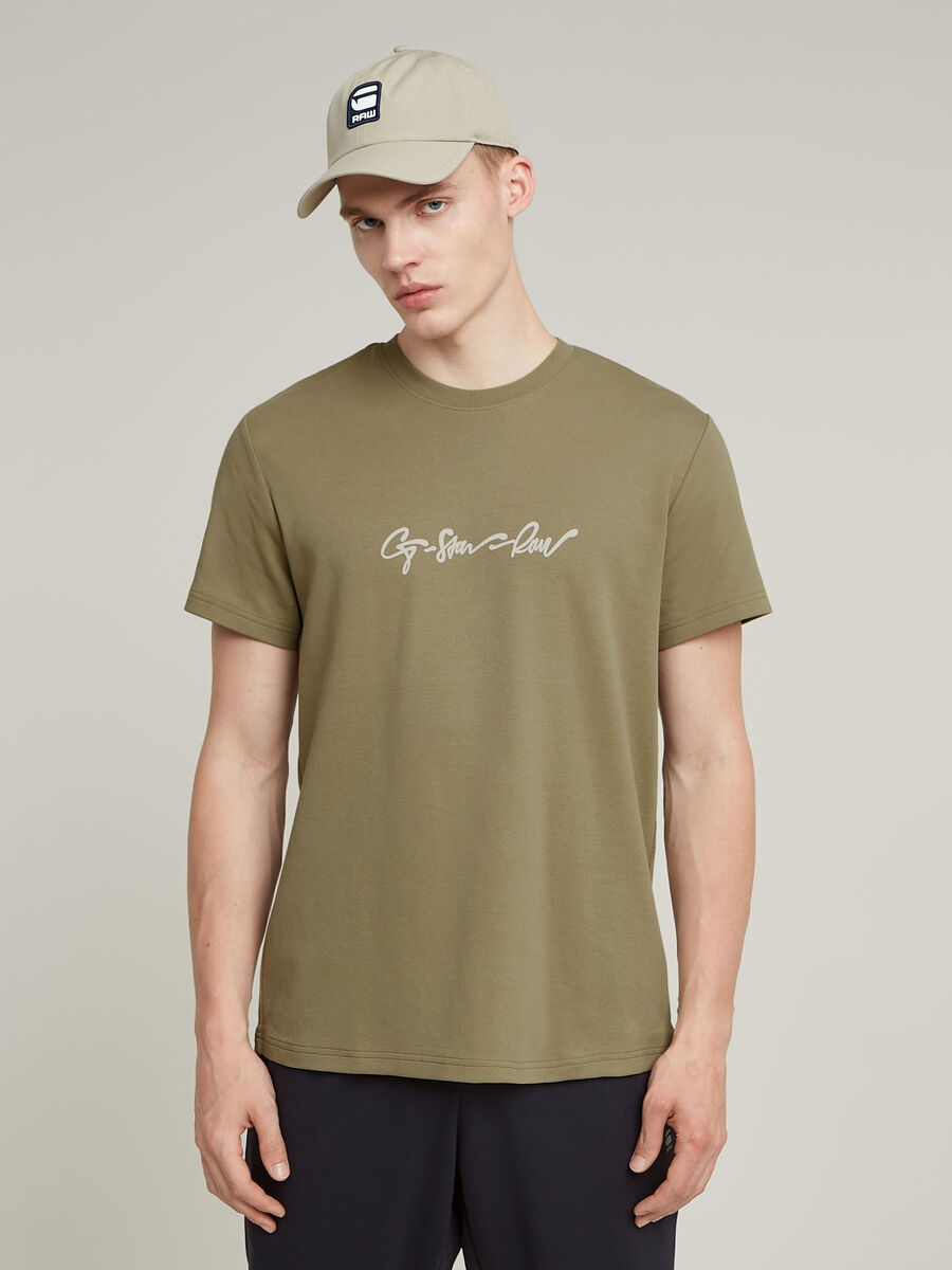 T-shirt van het merk G-star in het Kaki
