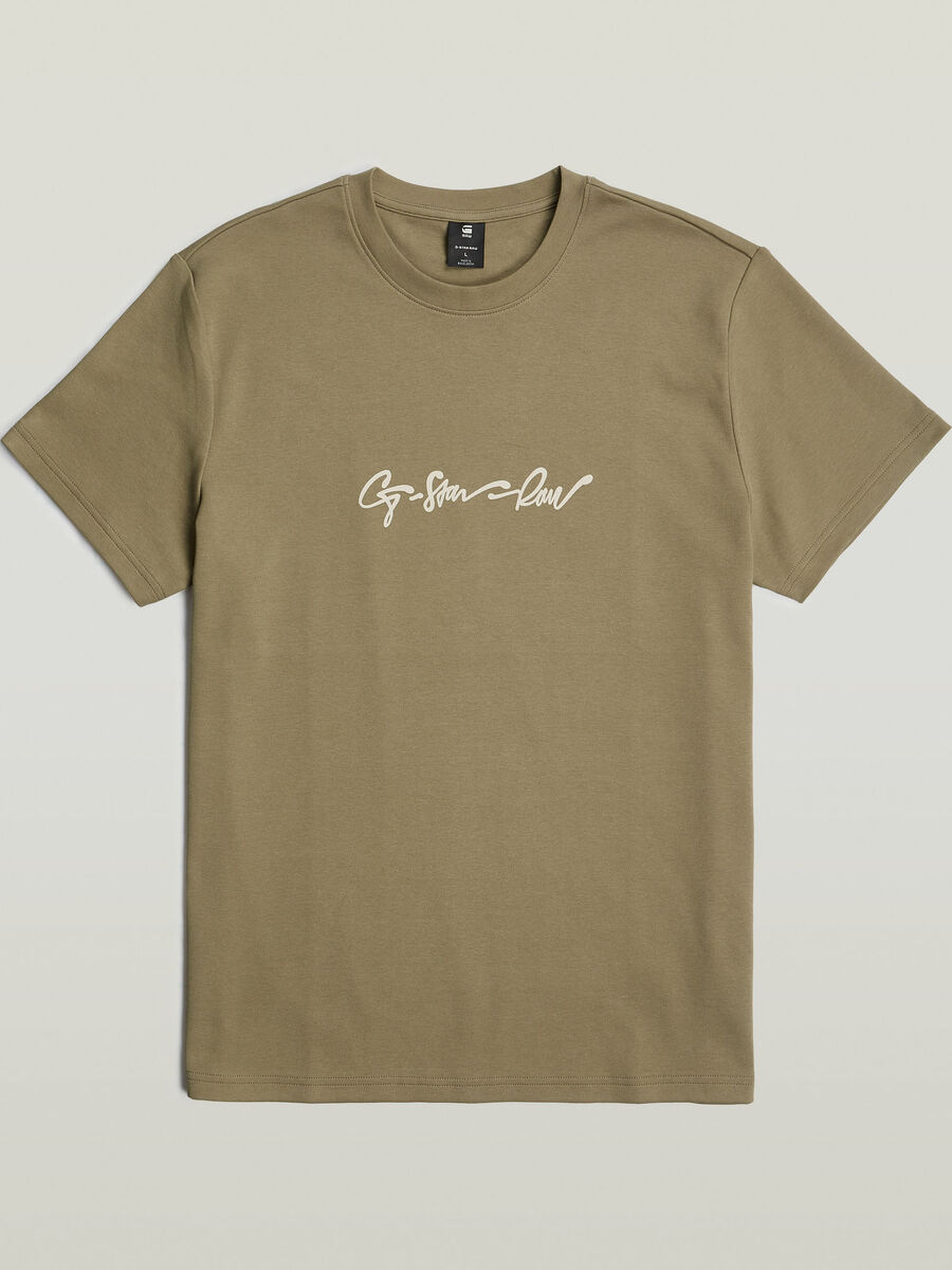 T-shirt van het merk G-star in het Kaki