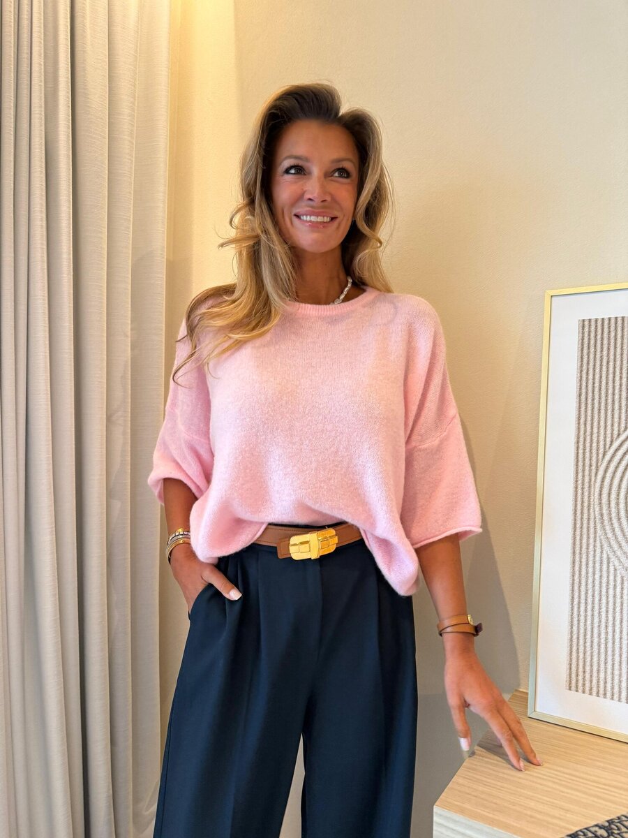 Pull van het merk Mei-li in het Roze